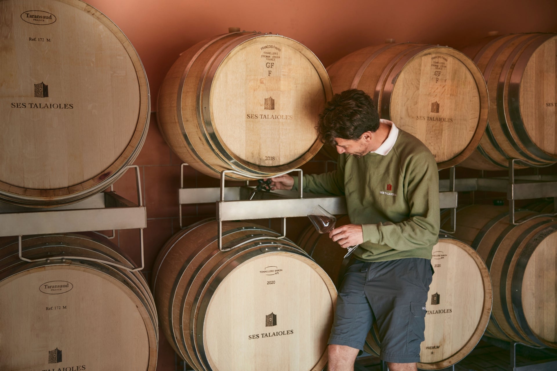 Der Wein reift in unserem Keller